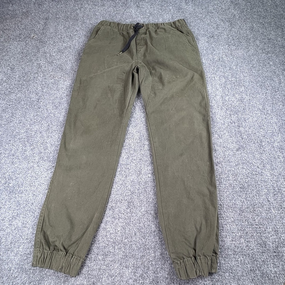 Red Camel Jogger Pants Men L Olive Canvas Streetwear‎ Casual Workwear Utility